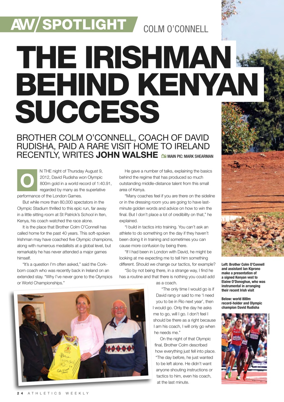 AW – Athletics Weekly Magazine Preview Pages