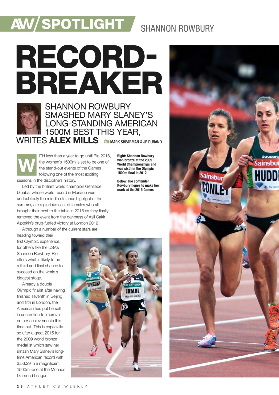 AW – Athletics Weekly Magazine Preview Pages