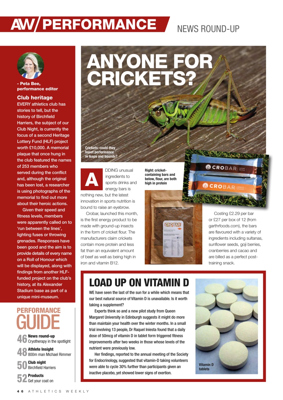 AW – Athletics Weekly Magazine Preview Pages