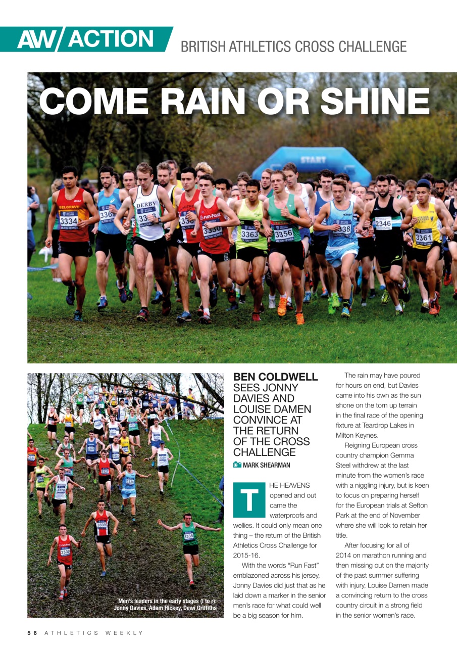AW – Athletics Weekly Magazine Preview Pages