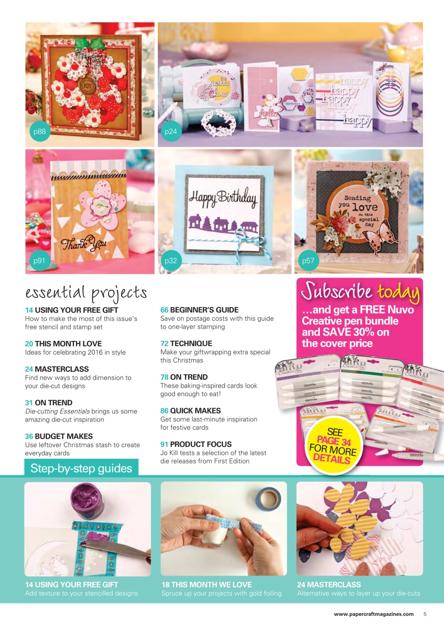 Papercraft Essentials Preview Pages