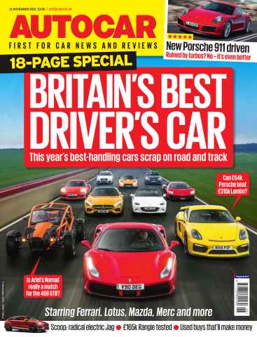 Autocar issue 11th November 2015