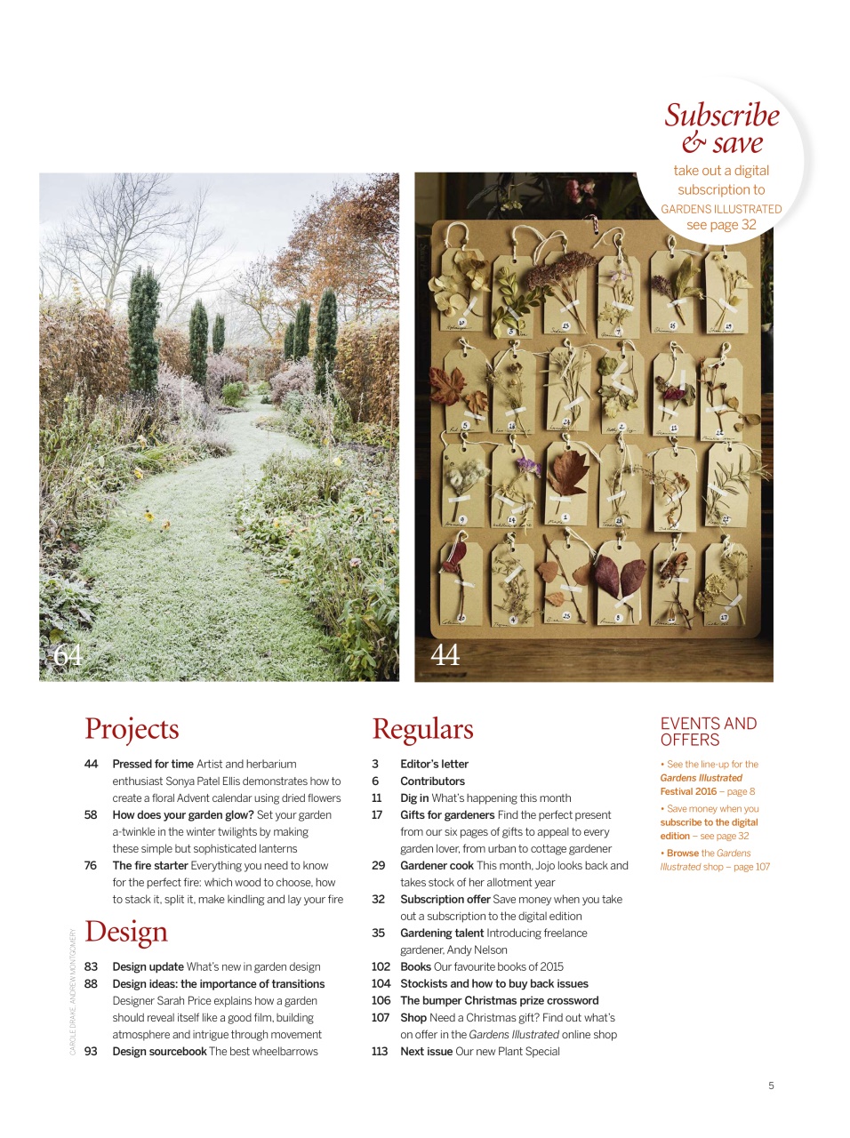 Gardens Illustrated Preview Pages