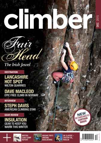 Climber issue December 2015