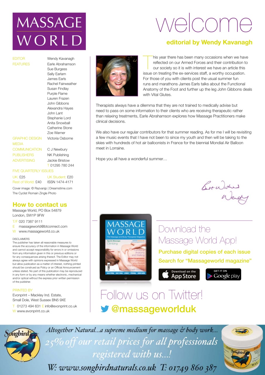 Massage World Preview Pages