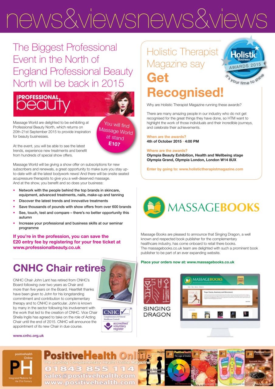 Massage World Preview Pages