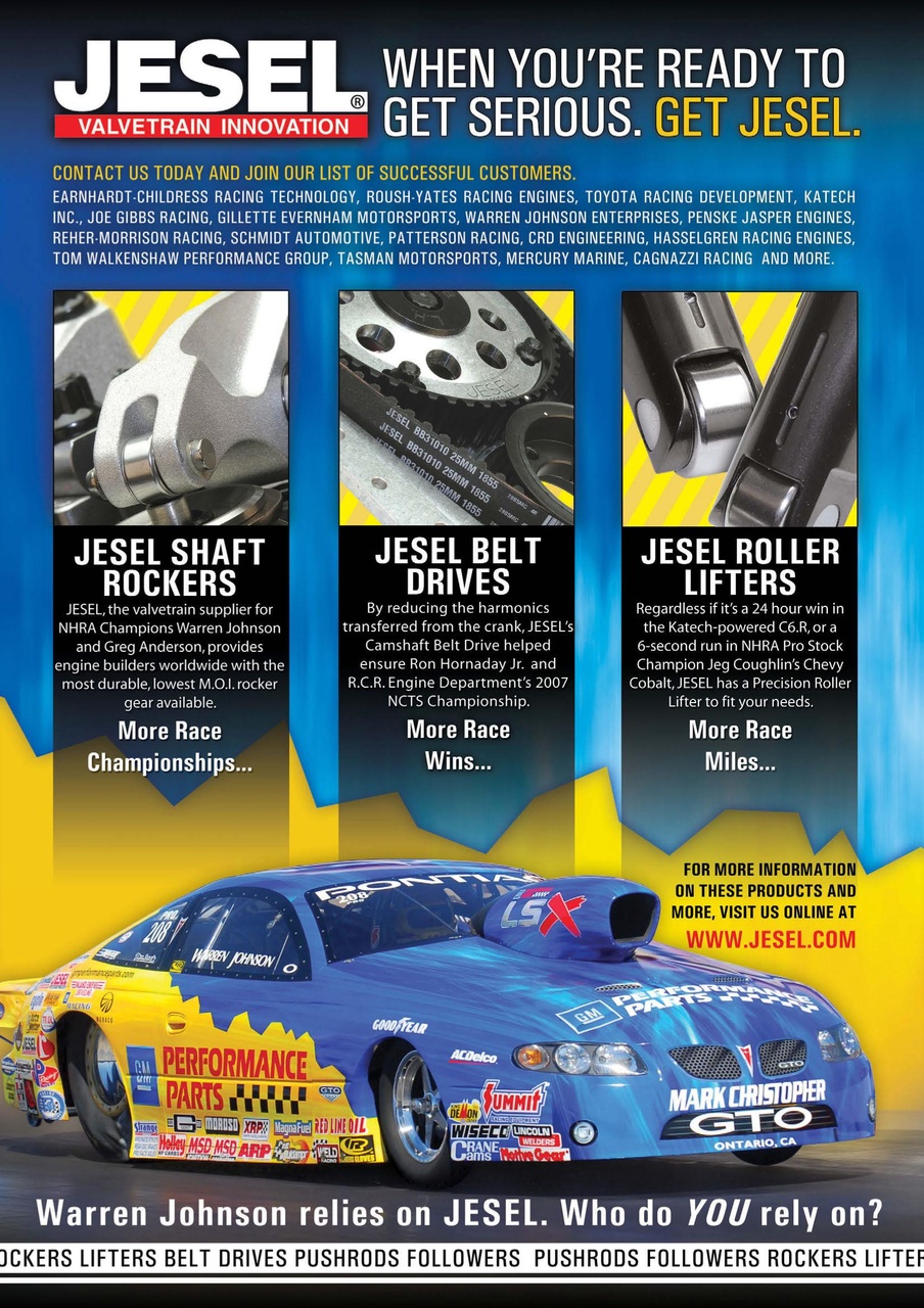 Race Engine Technology Preview Pages