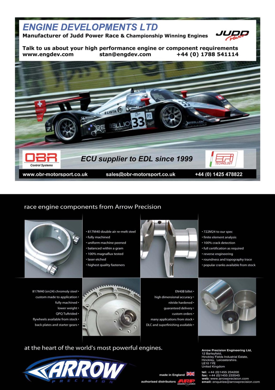 Race Engine Technology Preview Pages