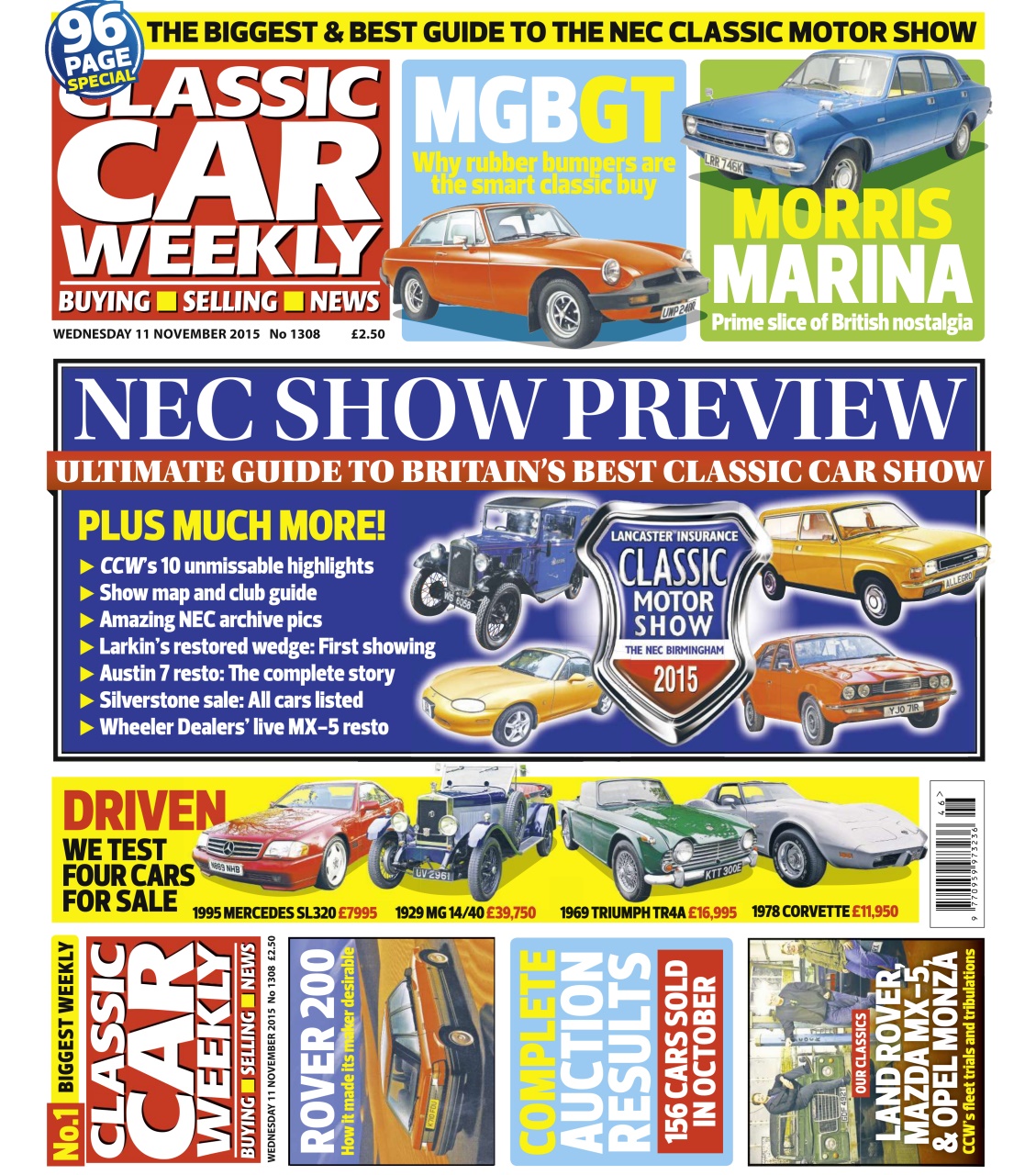 Classic Car Weekly Preview Pages