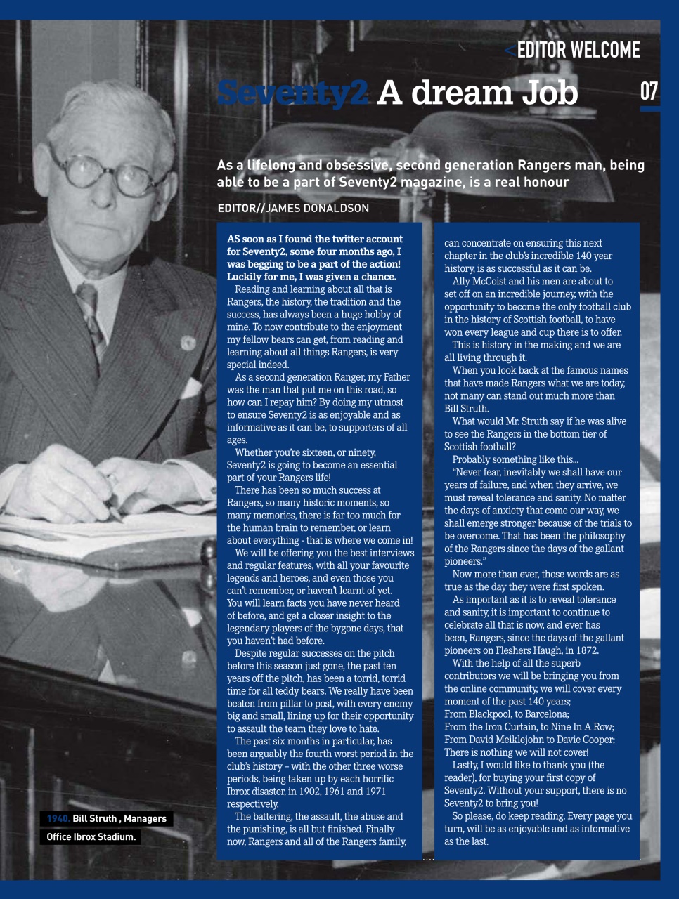 Seventy 2 Magazine Preview Pages