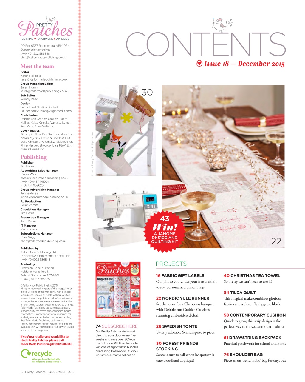 Pretty Patches Magazine Preview Pages