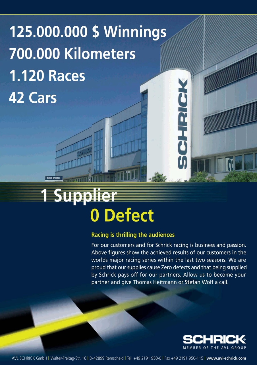 Race Engine Technology Preview Pages