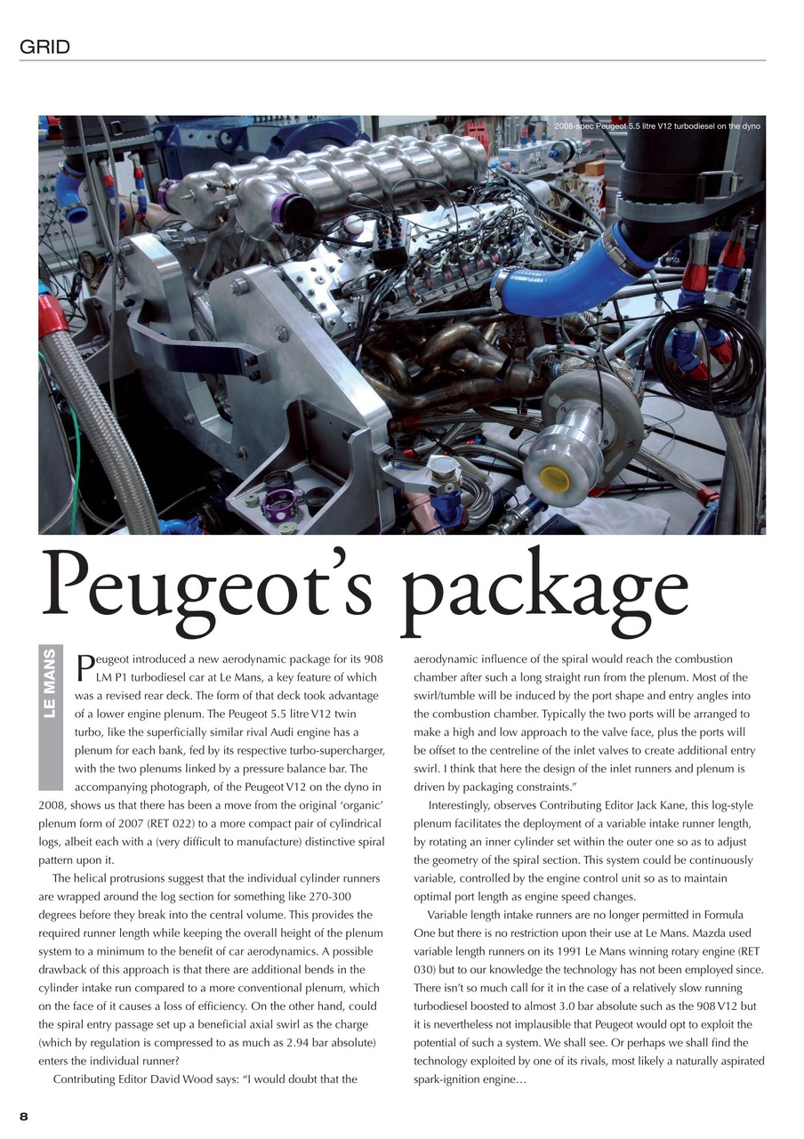 Race Engine Technology Preview Pages