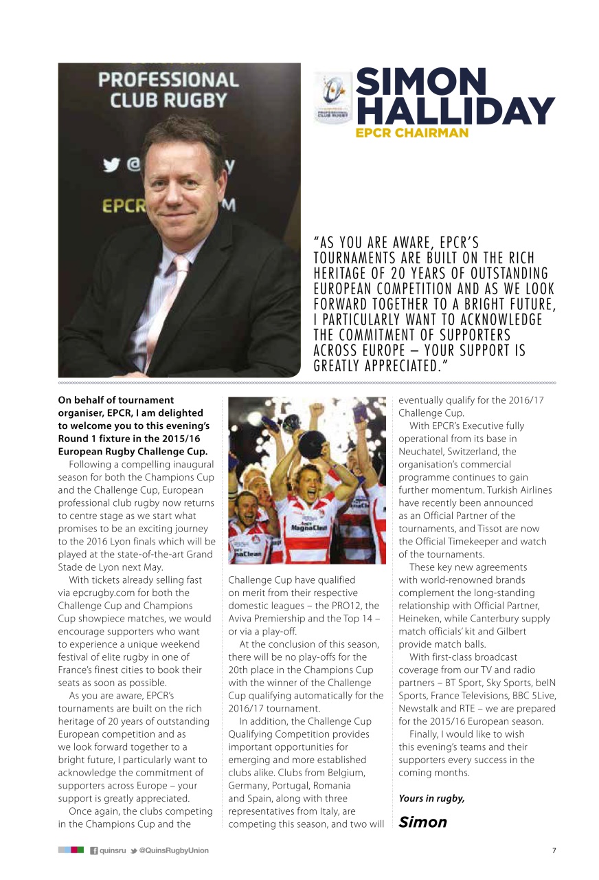 Harlequins Preview Pages