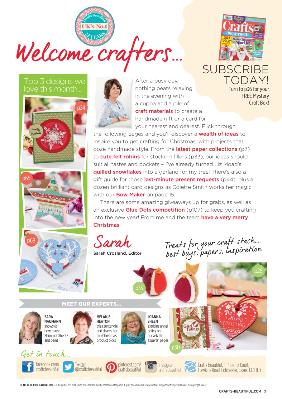 Crafts Beautiful Preview Pages