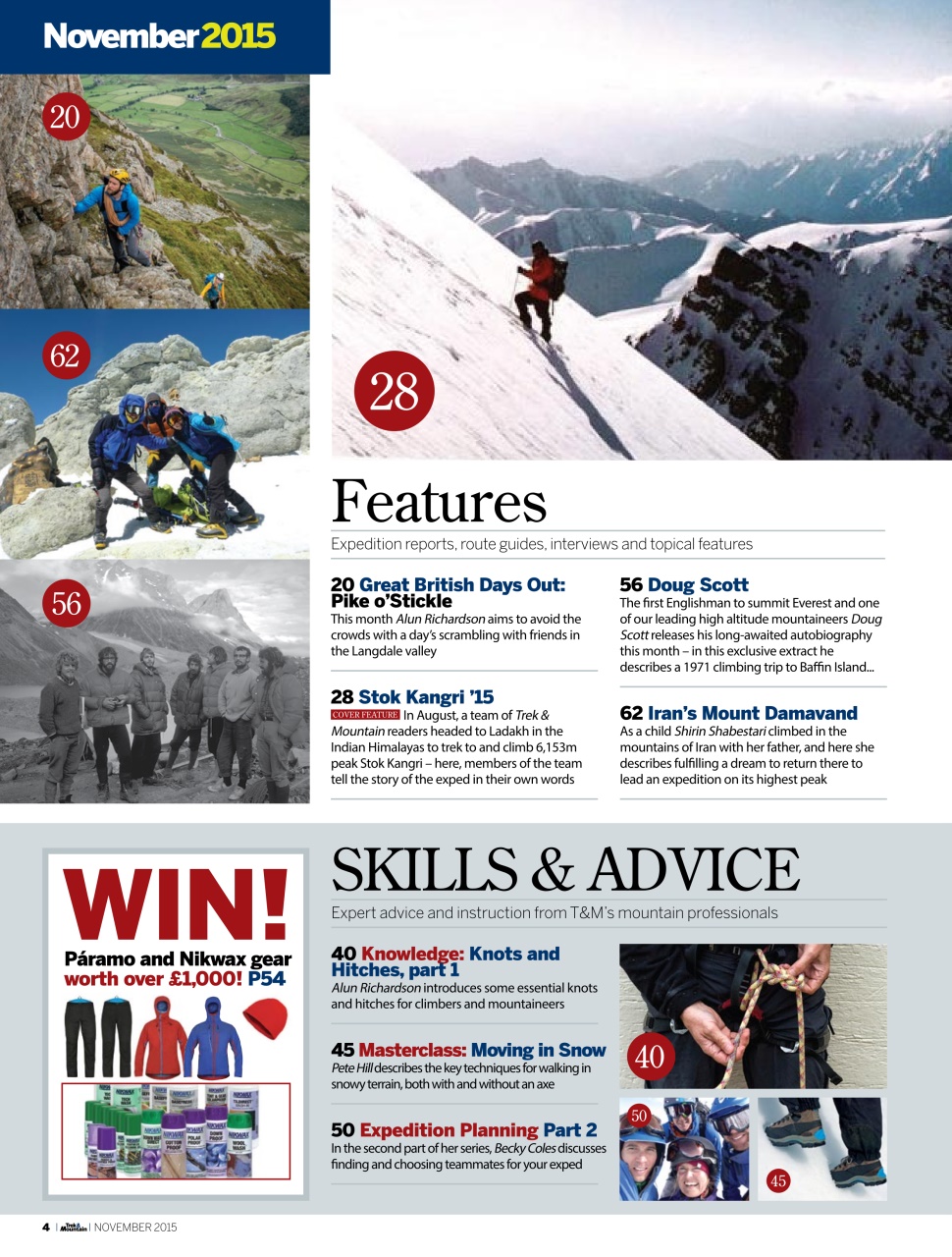 Trek & Mountain Magazine Preview Pages