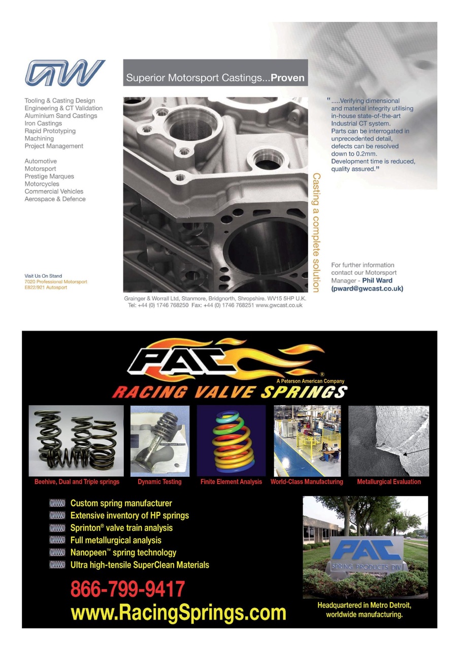 Race Engine Technology Preview Pages