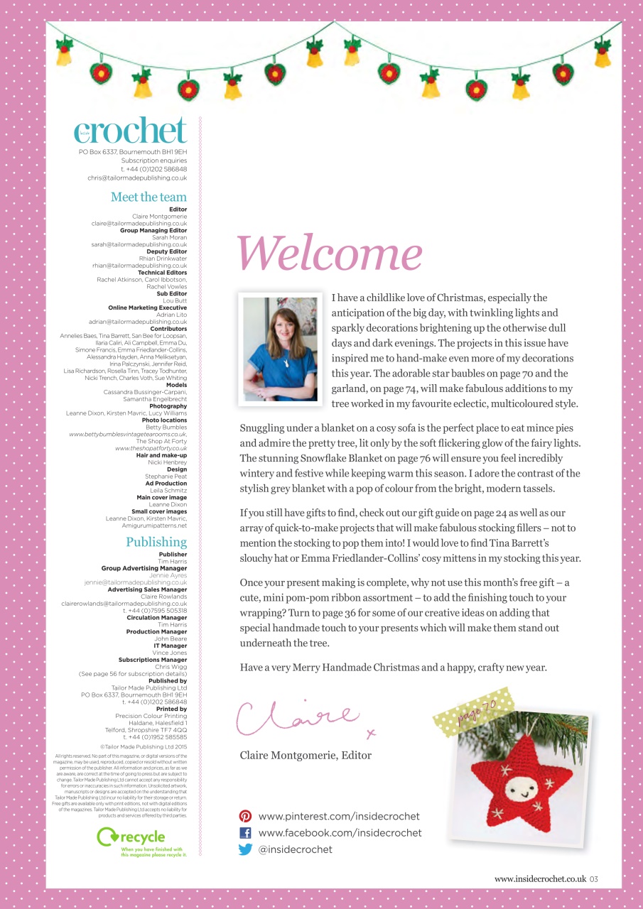 Inside Crochet Preview Pages