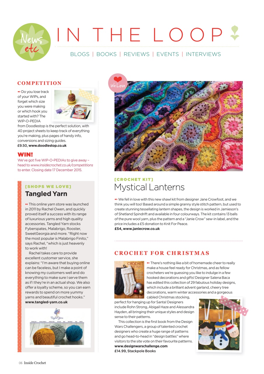 Inside Crochet Preview Pages