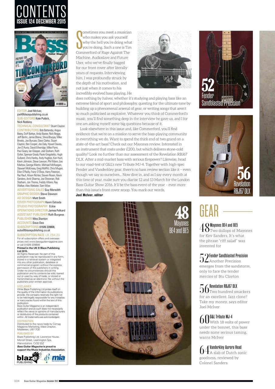 Bass Player UK Preview Pages