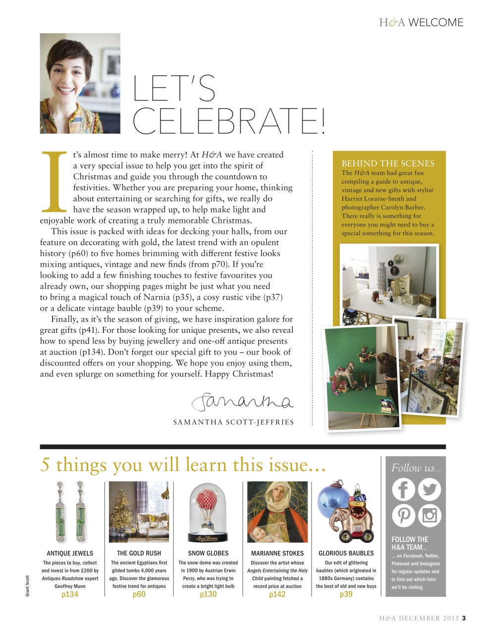 Homes & Antiques Magazine Preview Pages