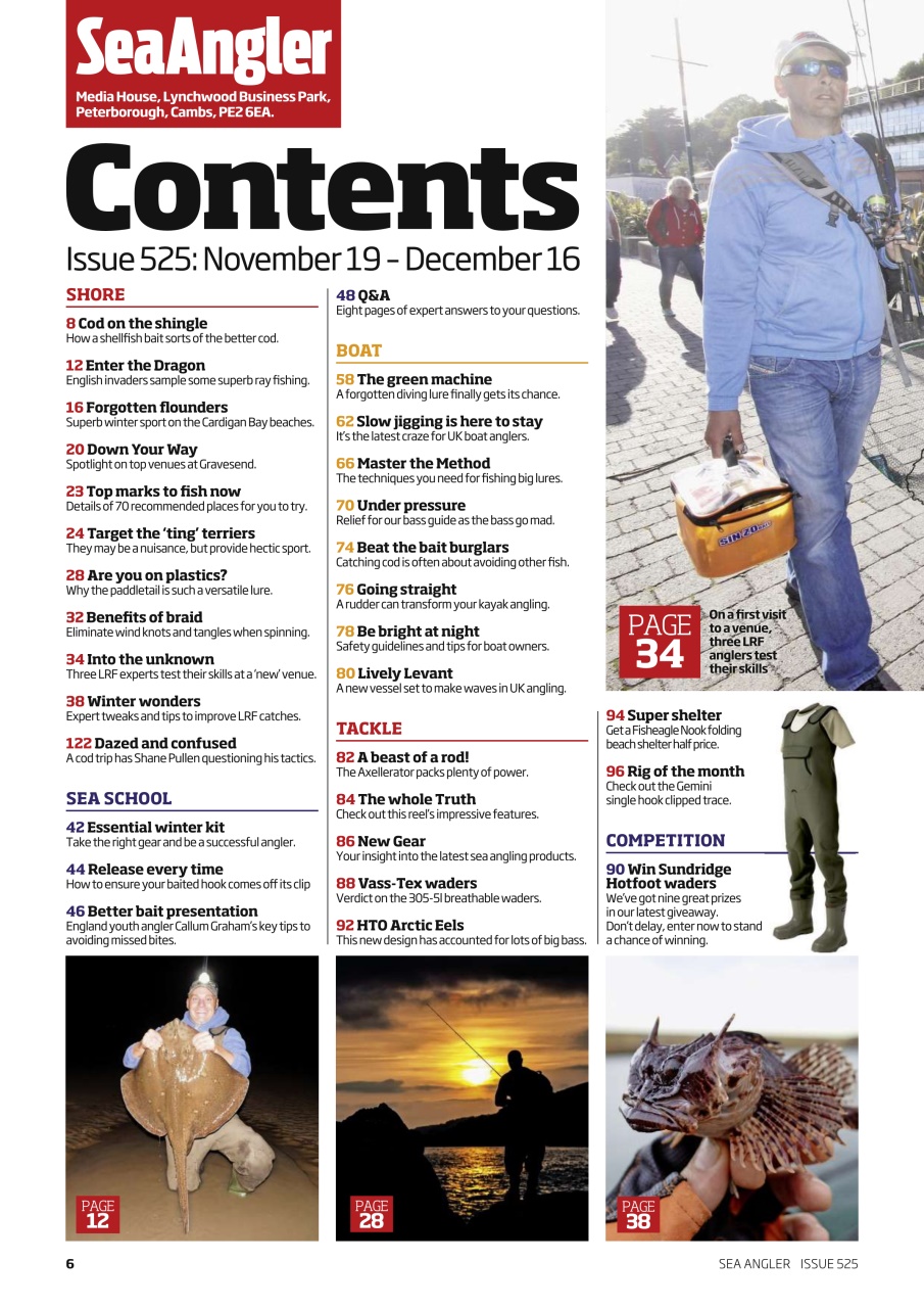 Sea Angler Preview Pages