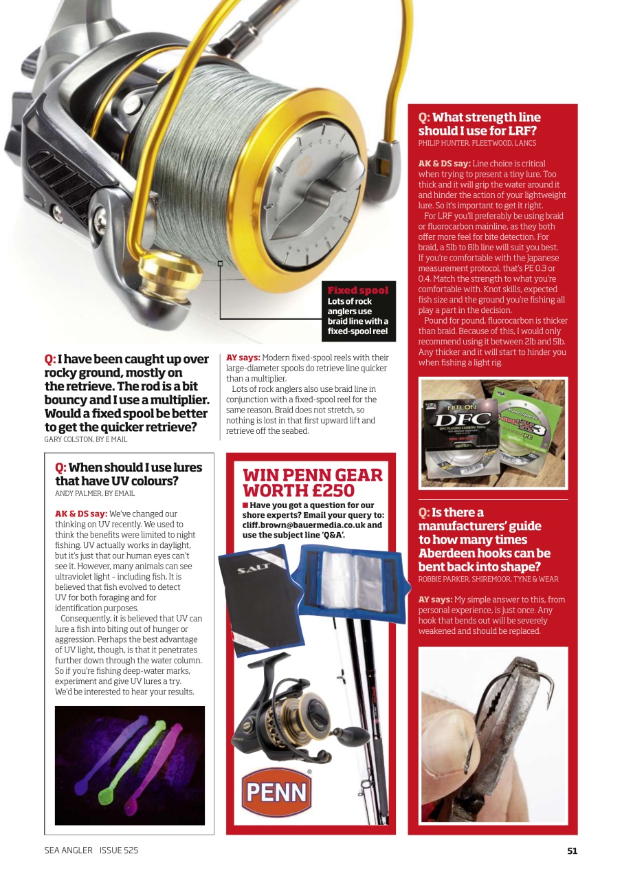 Sea Angler Preview Pages