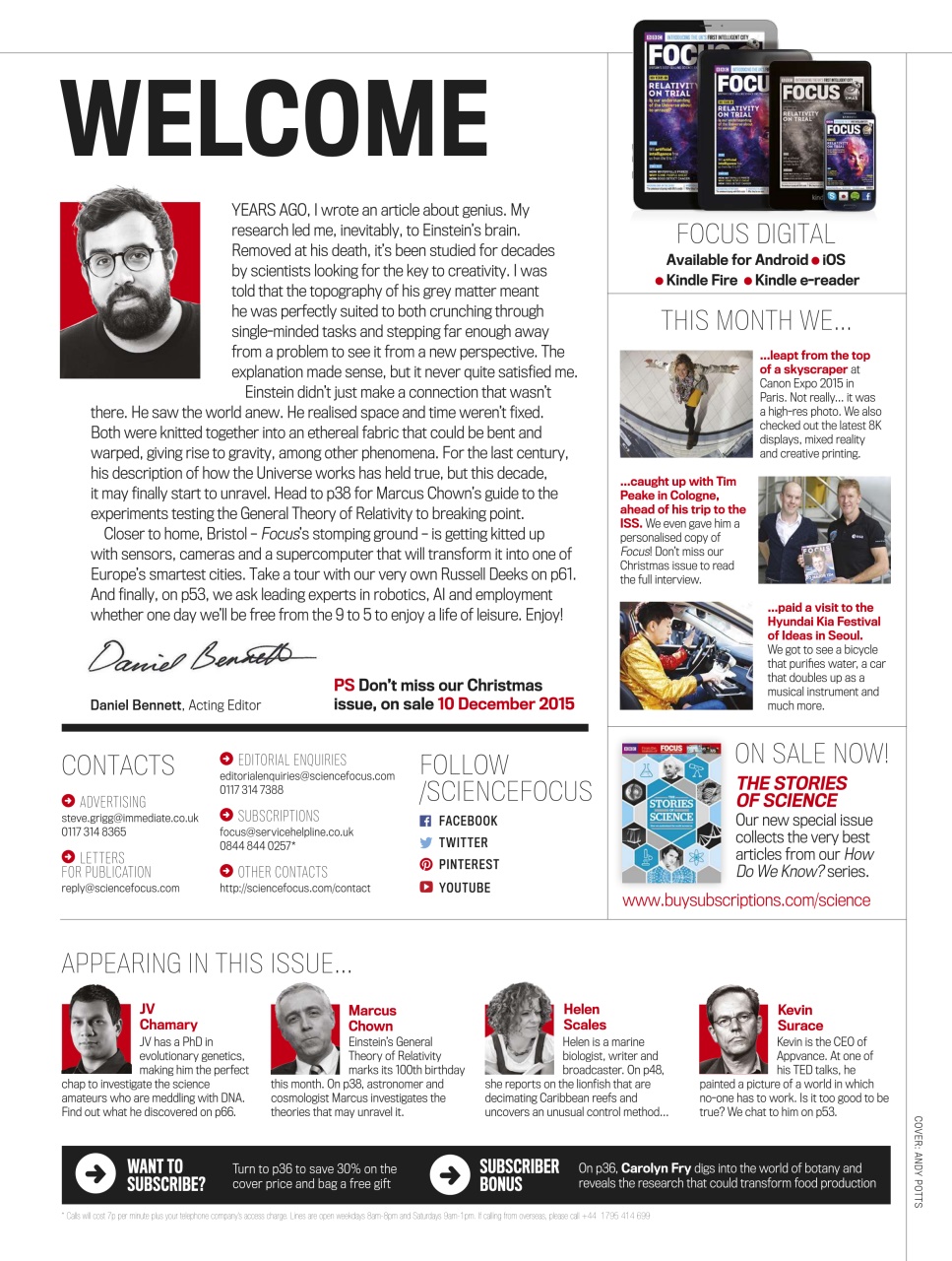 BBC Science Focus Magazine Preview Pages