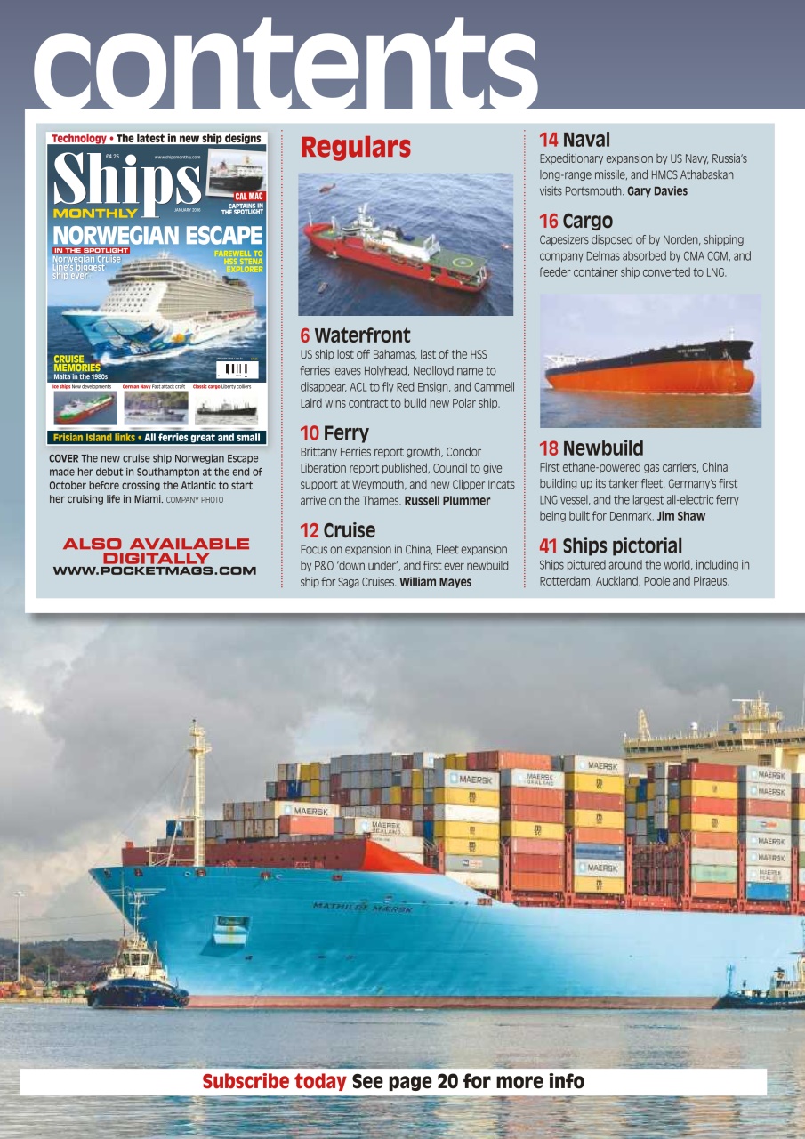 Ships Monthly Preview Pages