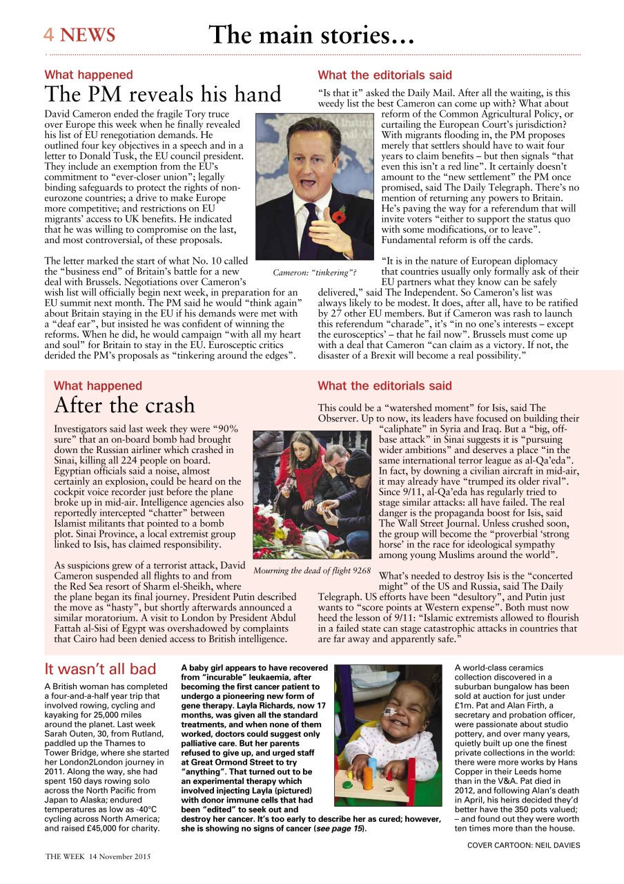 The Week Preview Pages