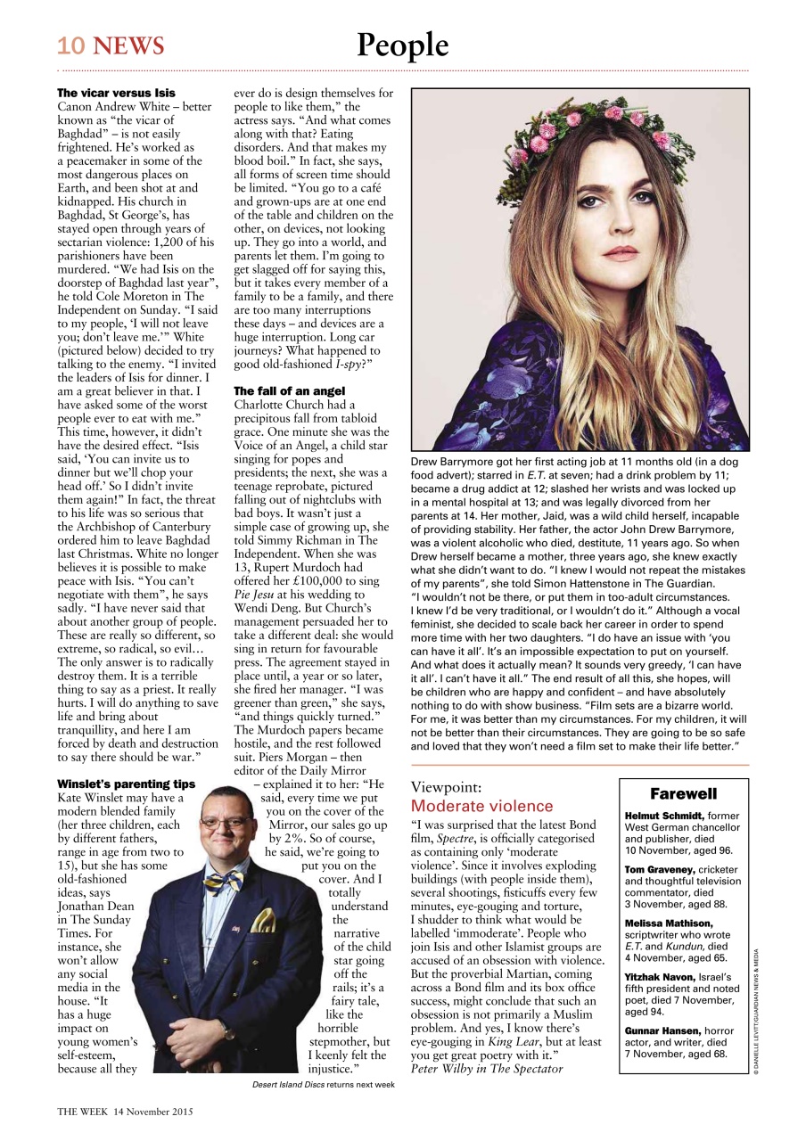 The Week Preview Pages