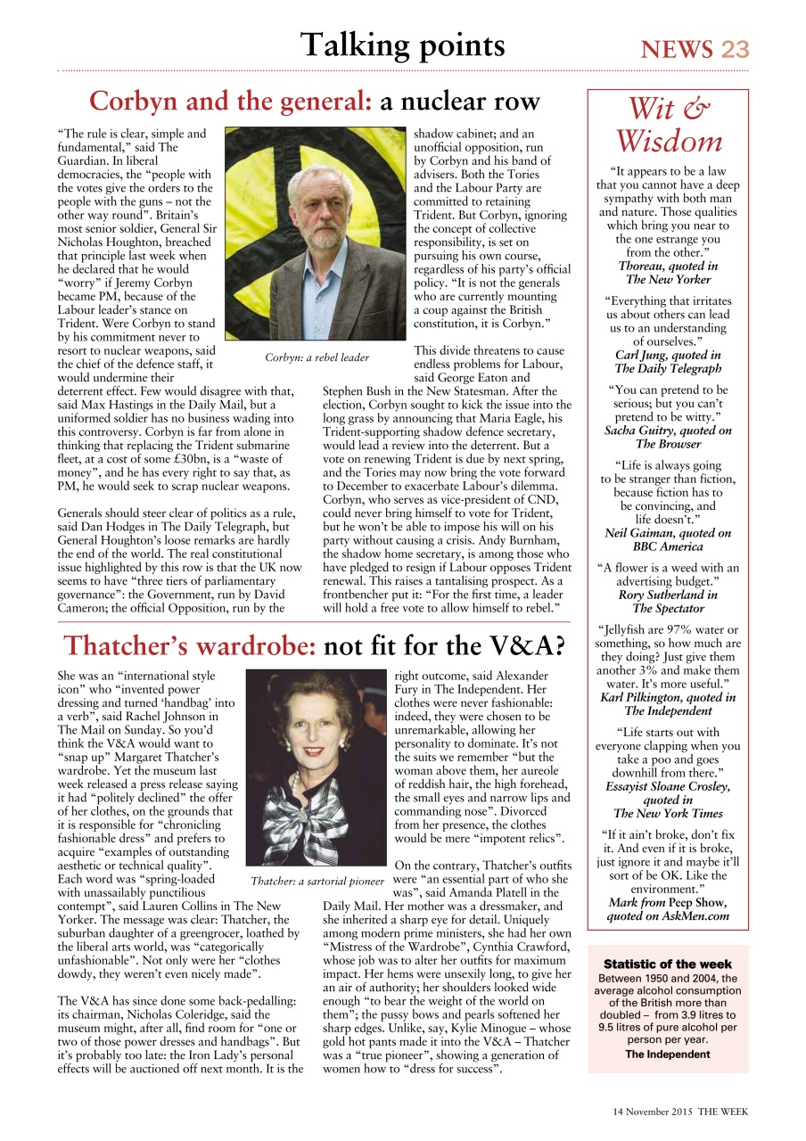 The Week Preview Pages