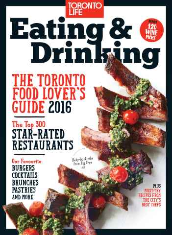 Toronto Life issue Eating & Drinking 2015