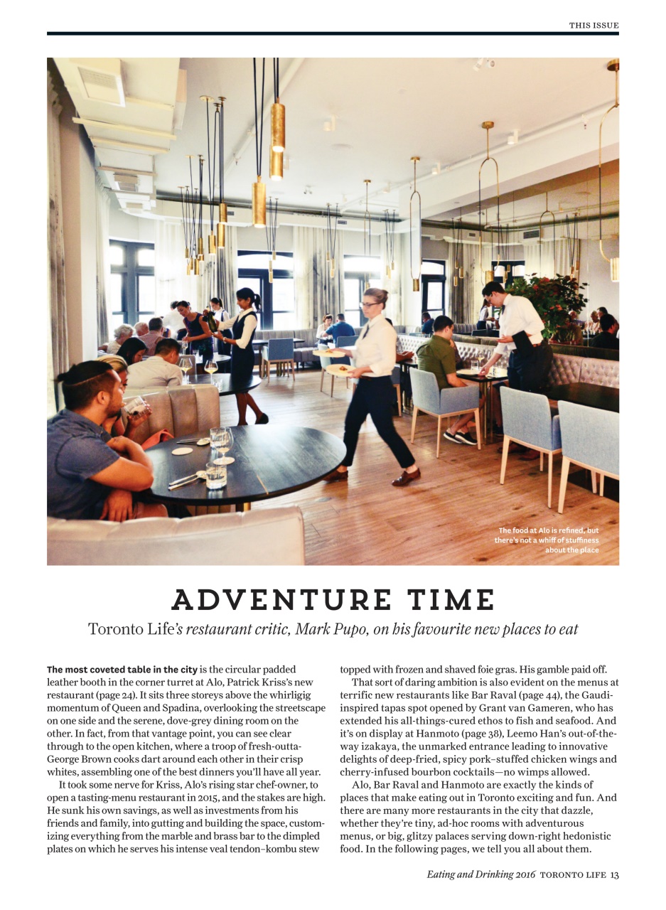 Toronto Life Preview Pages