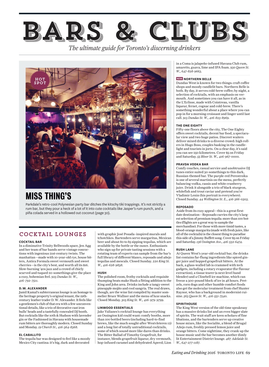 Toronto Life Preview Pages