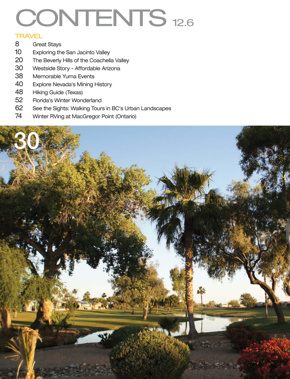 Snowbirds & RV Travelers Preview Pages