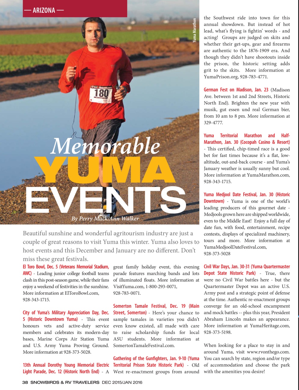 Snowbirds & RV Travelers Preview Pages