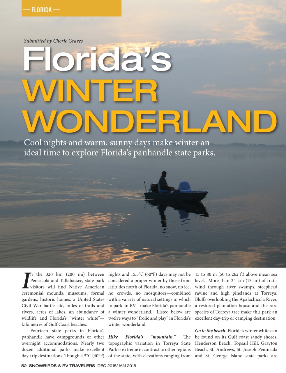 Snowbirds & RV Travelers Preview Pages