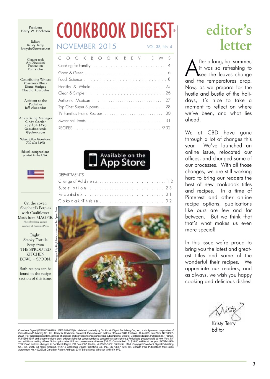 Cookbook Digest Preview Pages
