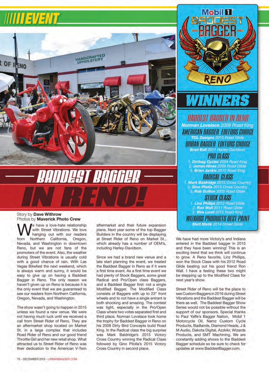 Urban Bagger Preview Pages
