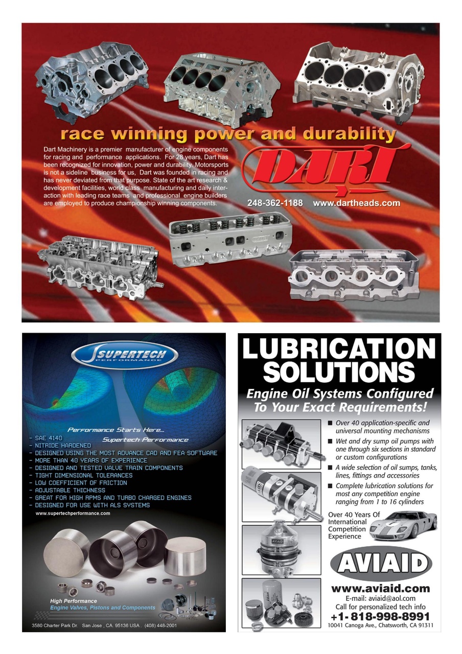 Race Engine Technology Preview Pages