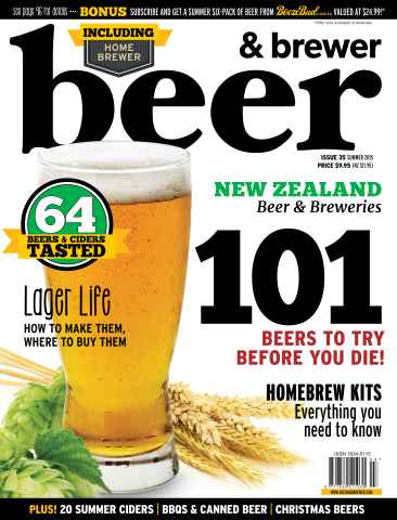 Beer and Brewer issue Summer 2015/16