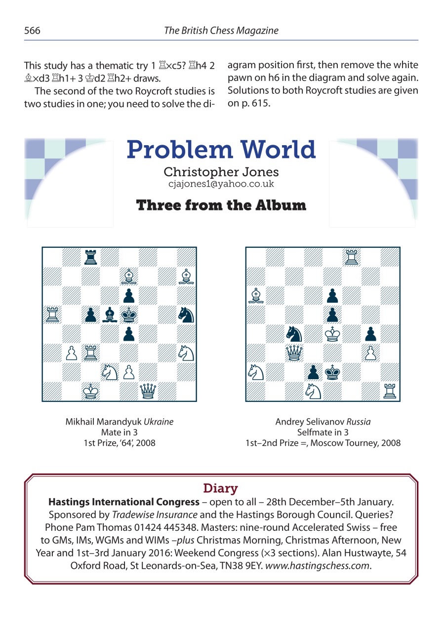 British Chess Magazine Preview Pages