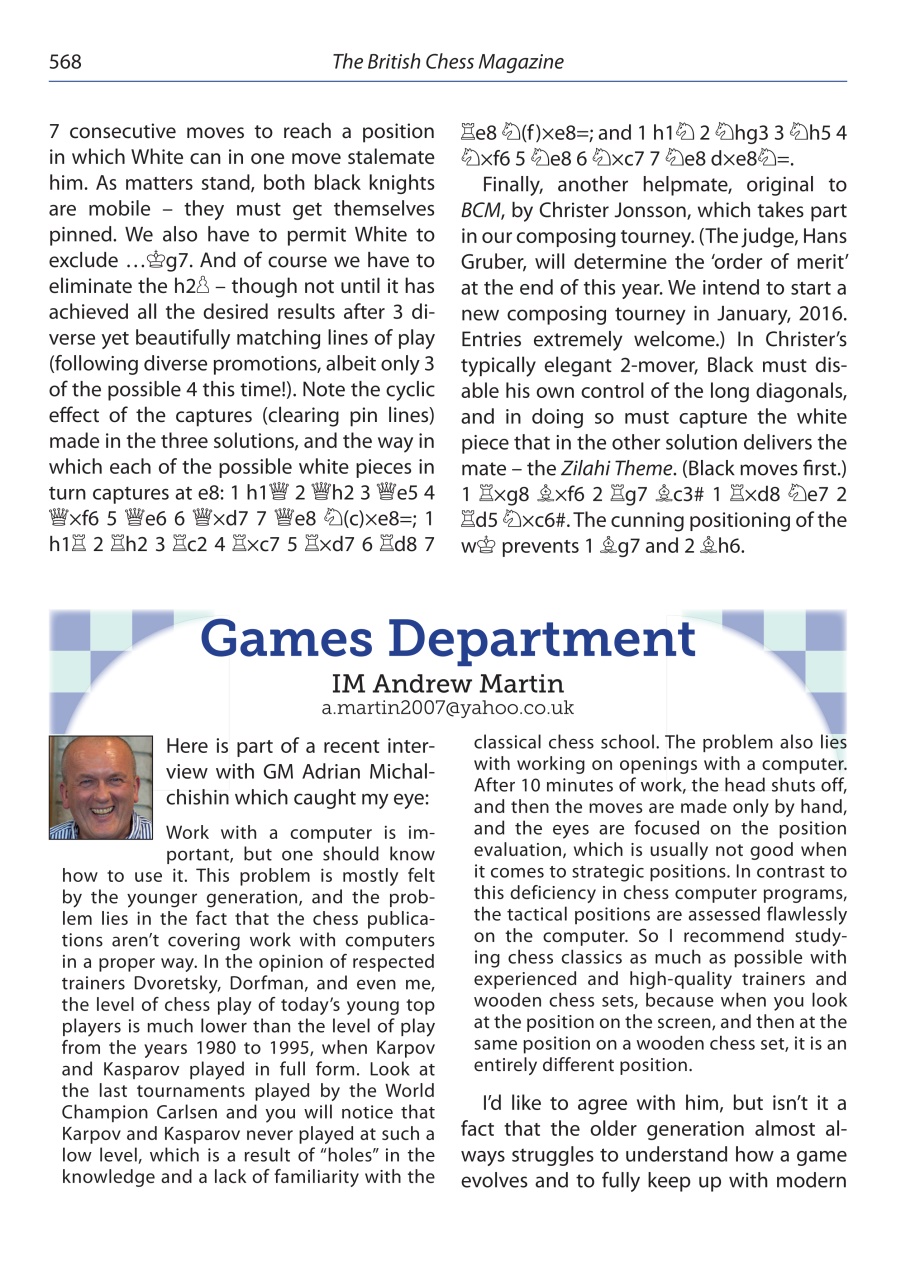 British Chess Magazine Preview Pages
