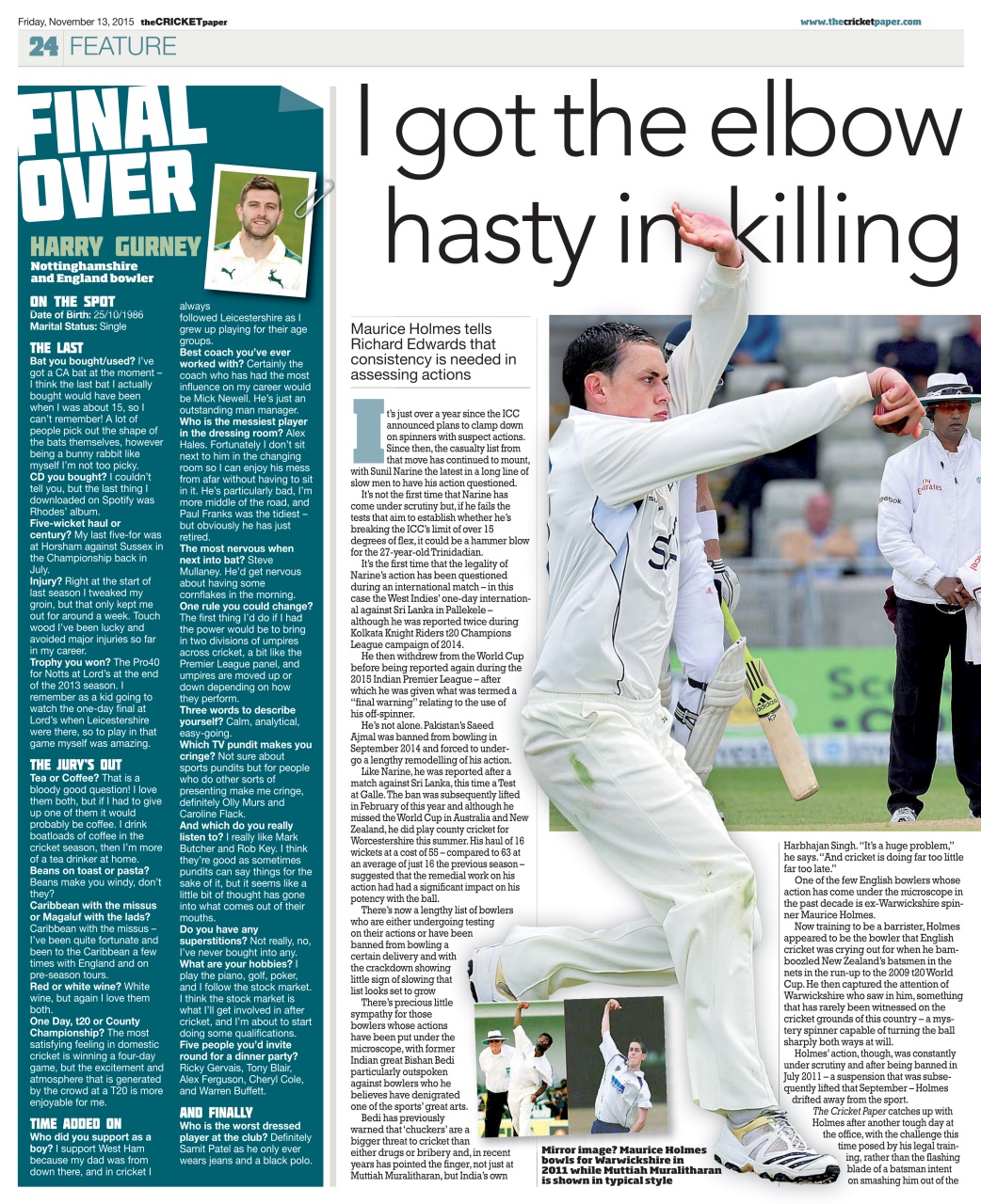 The Cricket Paper Preview Pages