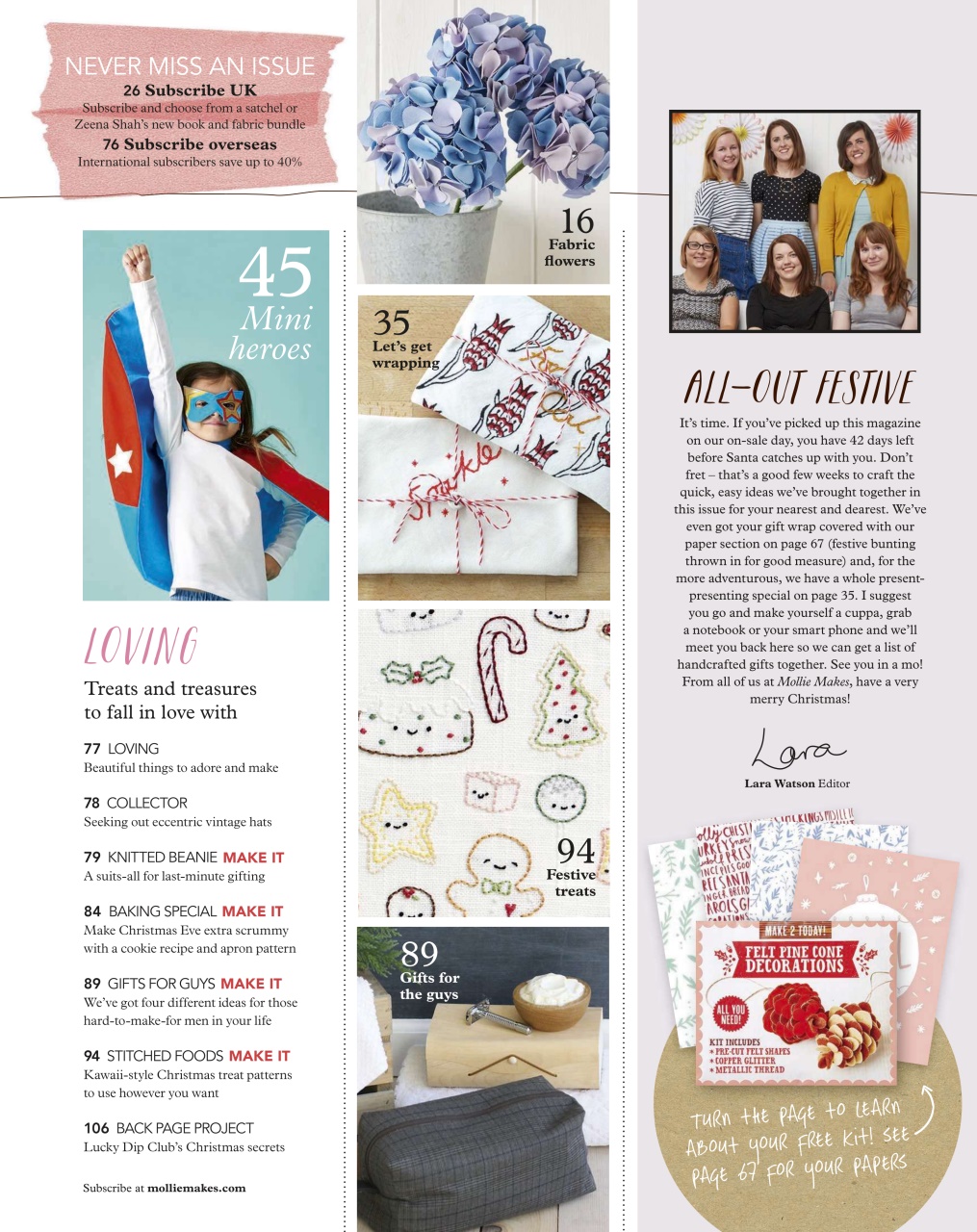 Mollie magazine Preview Pages