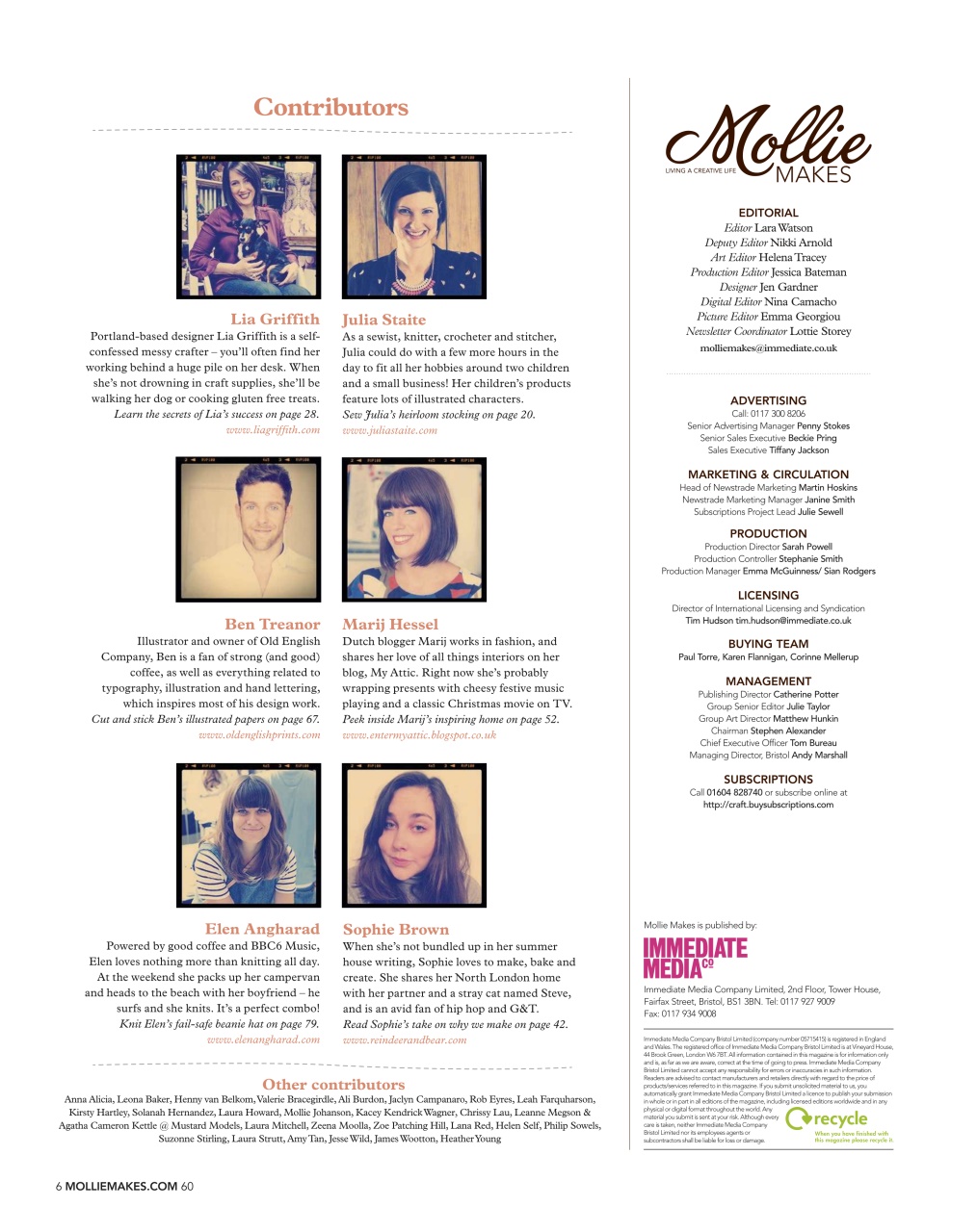 Mollie magazine Preview Pages