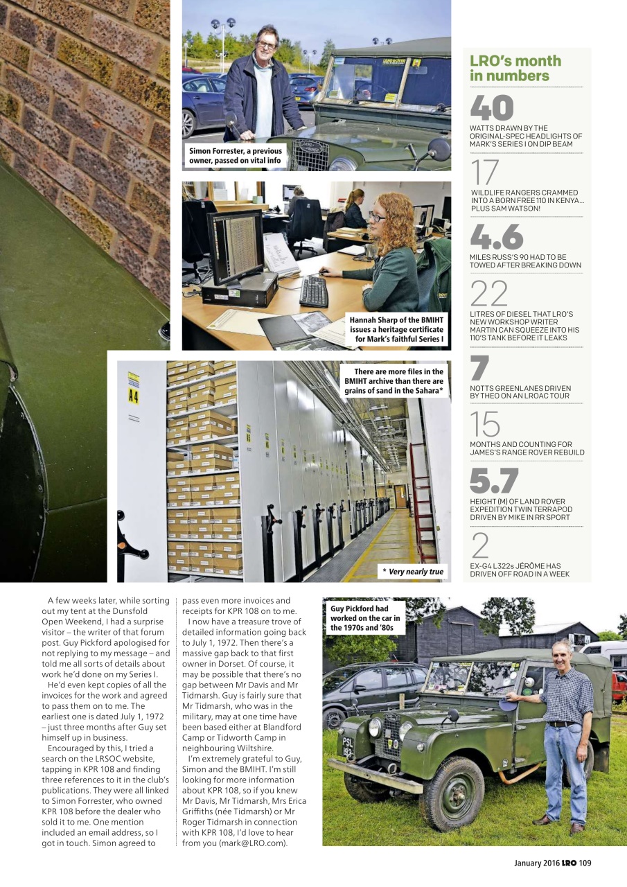 Land Rover Owner Preview Pages