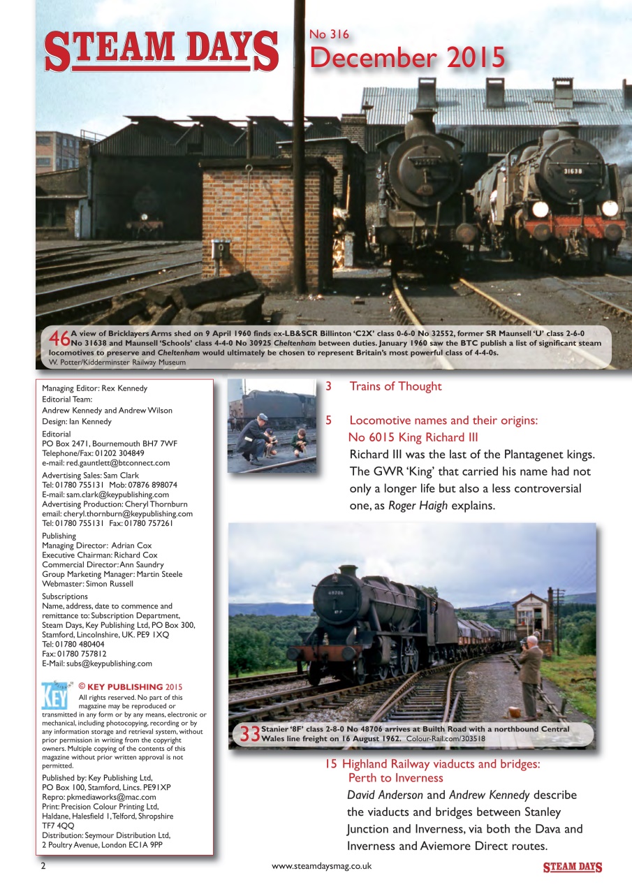 Steam Days Preview Pages