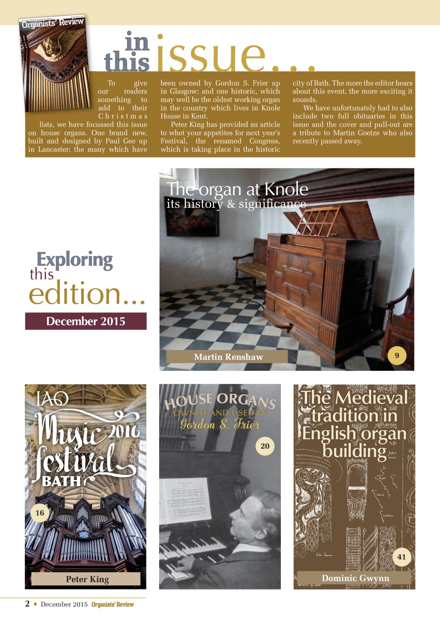 Organists' Review Preview Pages